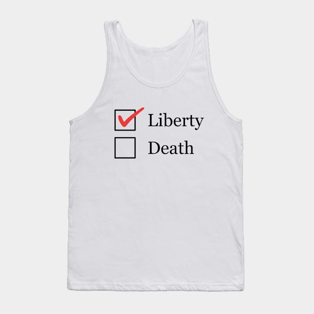 The Give Me Liberty Tank Top by FranklinPrintCo